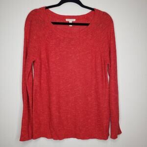 Eileen Fisher| Coral Knit Sweater in size Medium